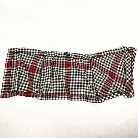 Who What Wear Multicolor Gingham/Checkered Skirt - Picture 8 of 12